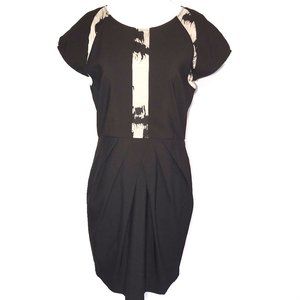 Line & Dot Black Sheath Dress Tulip Skirt